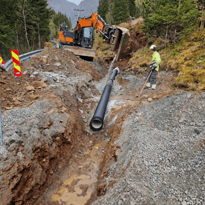Info arbeid nær høgspentanlegg